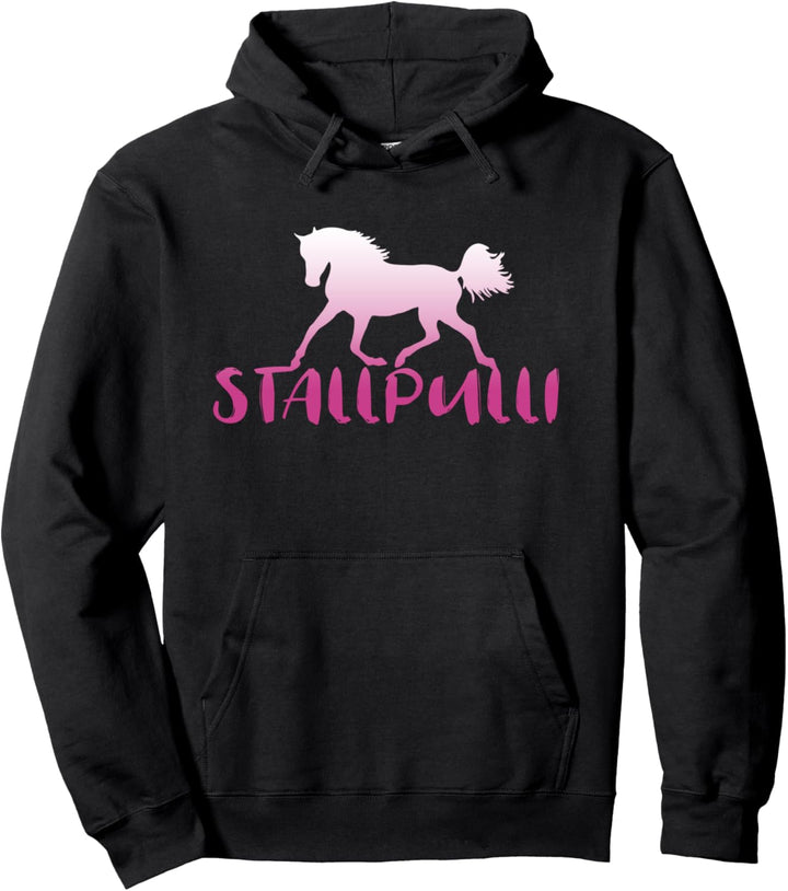 Stallpulli Pferd Reiten Mädchen Lustig Pullover Hoodie