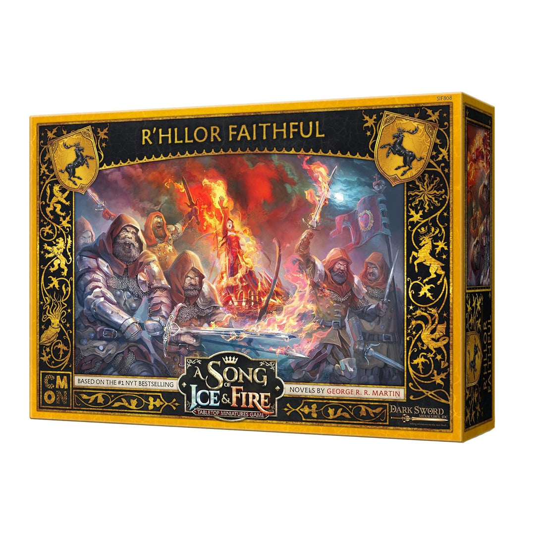 Cool Mini or Not - A Song of Ice and Fire: R'hllor Faithful - Miniature Game Baratheon R'hllor Faith