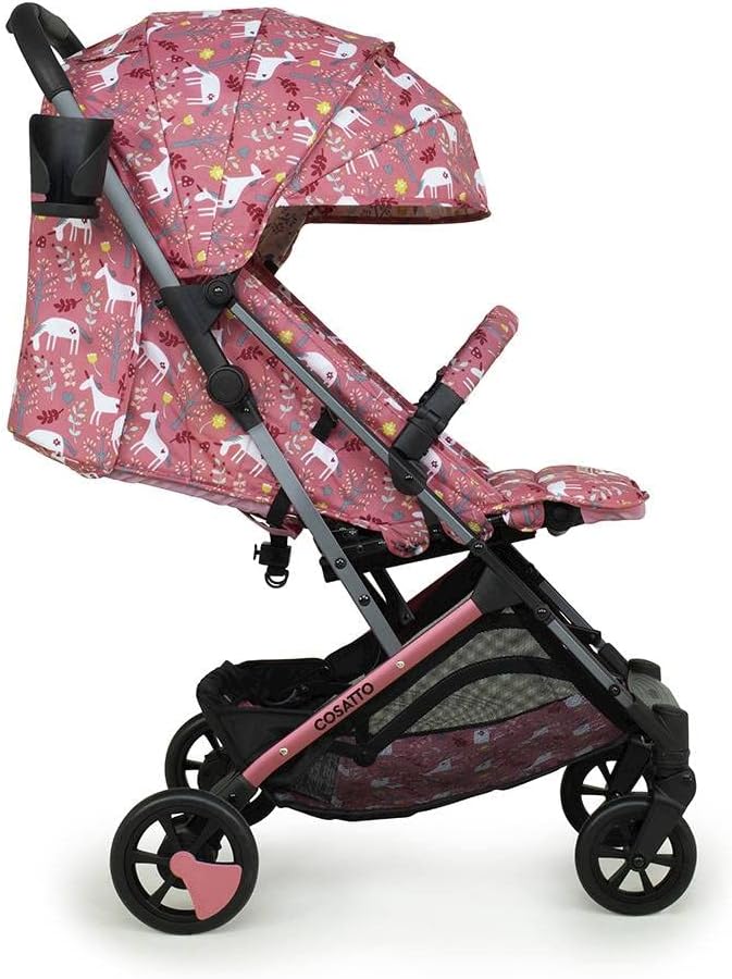 COSATTO Woosh 3 - Leichter Kinderwagen ab Geburt bis 25kg.Einfaches Zusammenklappen mit 1 Hand,kompa