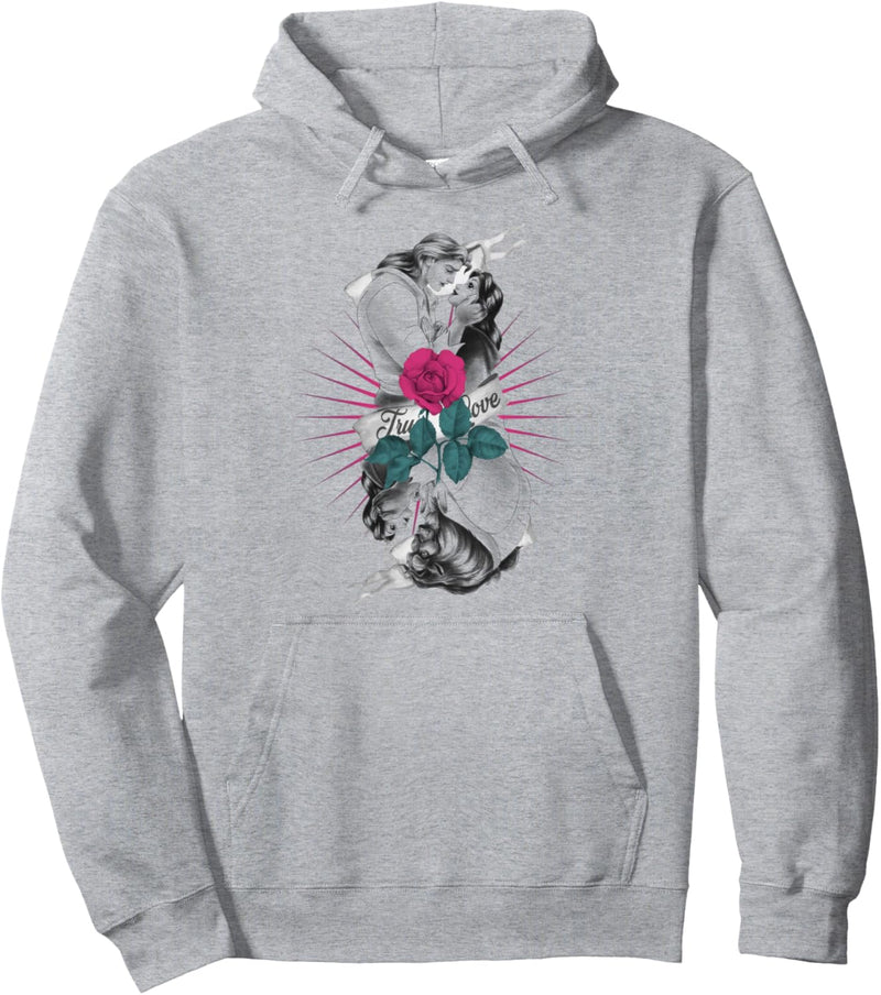 Disney Beauty And The Beast Belle And Beast True Love Pullover Hoodie