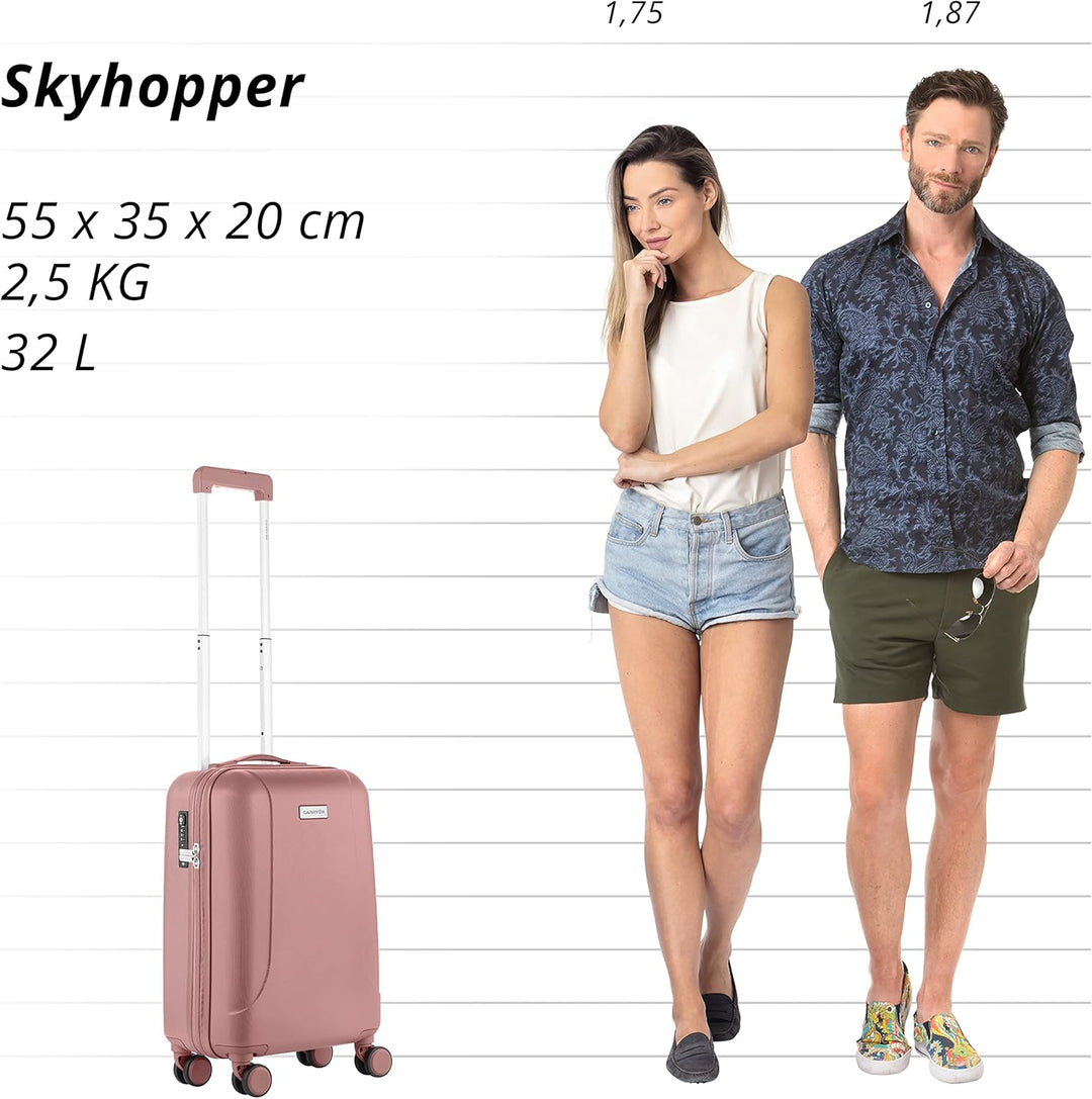 CarryOn Skyhopper Koffer (Rosa, Kleine) Rosa Kleine, Rosa Kleine