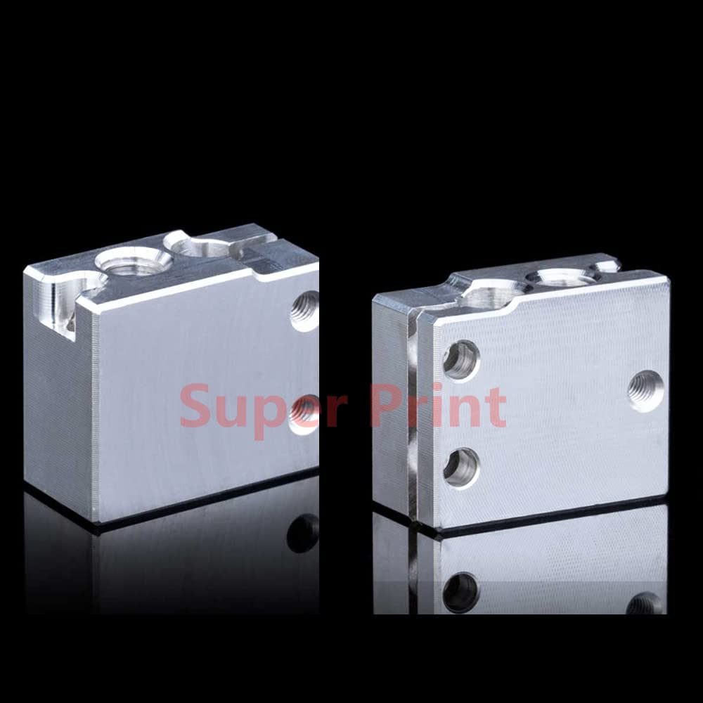 Super Print 2PCS Volcano Heizblock Heater Block Precision Aluminum with Silicone Sock For Volcano Ho