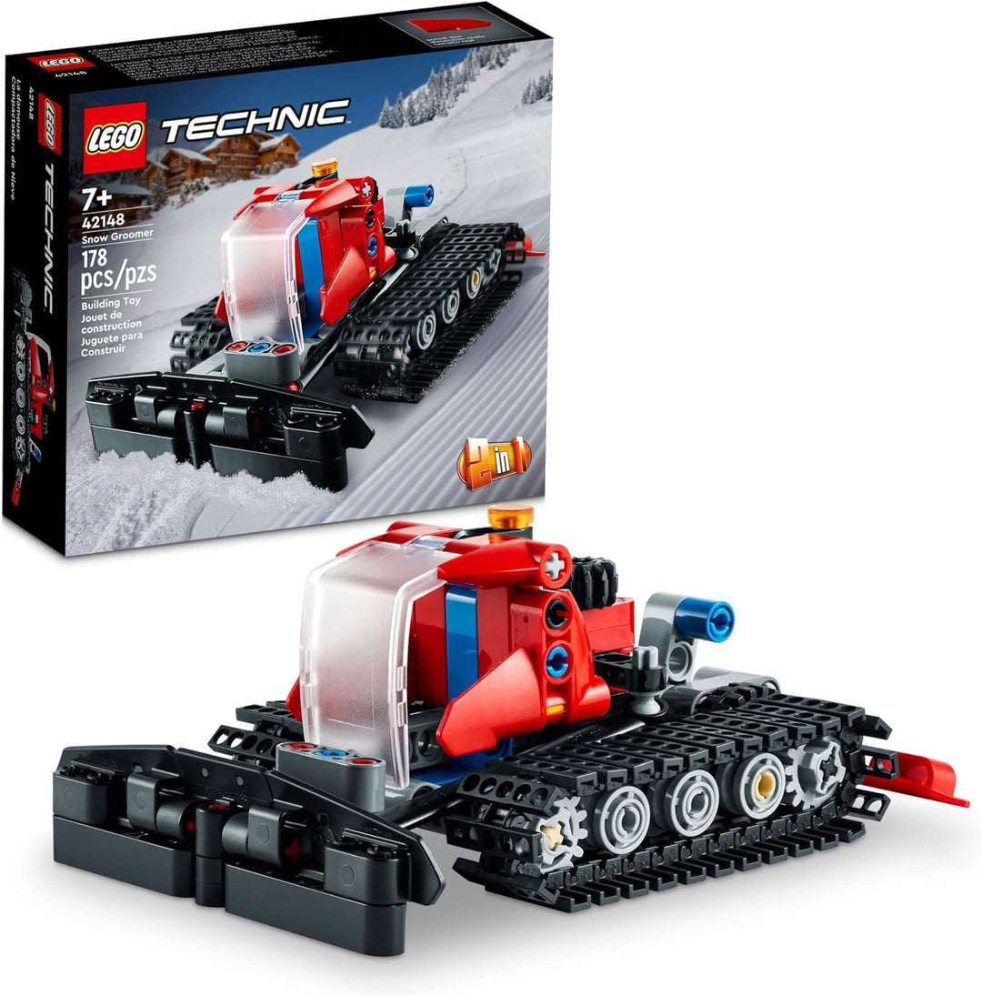 LEGO Technic Snow Groomer to Snowmobile 42148, 2in1 Fahrzeugmodell-Set, Ingenieur-Spielzeug, Winter