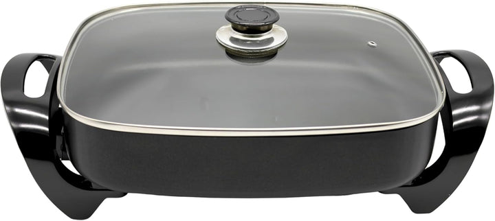 Shov Bratpfanne MG-3040 – Multifunktionale Elektropfanne - Pizzapfanne, Partypfanne Ø30x40cm Ø 30/30