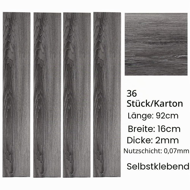 INMOZATA 5,01m² PVC Bodenbelag Selbstklebend Holzoptik Vinylboden Selbstklebend Rutschfeste Wasserfe