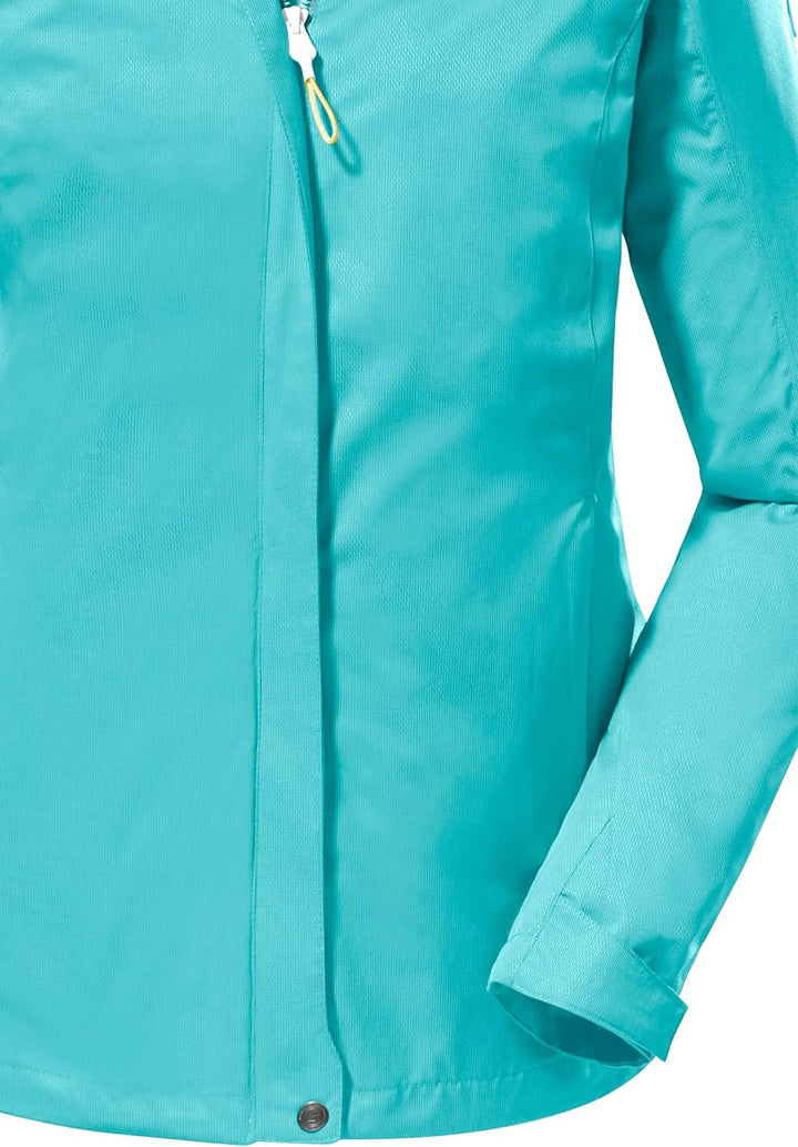 Killtec Damen Kos 133 Wmn Jckt Funktionsjacke/Outdoorjacke mit abzippbarer Kapuze 38 aqua, 38 aqua
