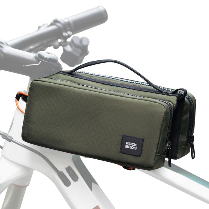 ROCKBROS Fahrrad Rahmentasche Fahrradtasche Rahmen Aufbewahrungstasche mit Schultergurt Fahrrad Ober