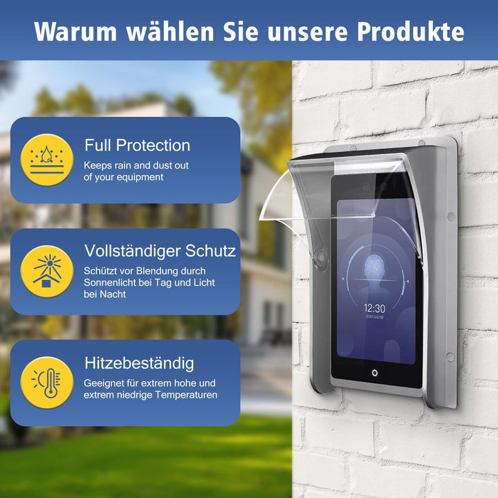 Türsprechanlage Regenschutz, Kompatibel für Ring Video Doorbell/Klingel/Codeschloss/Keypad/gegenspre