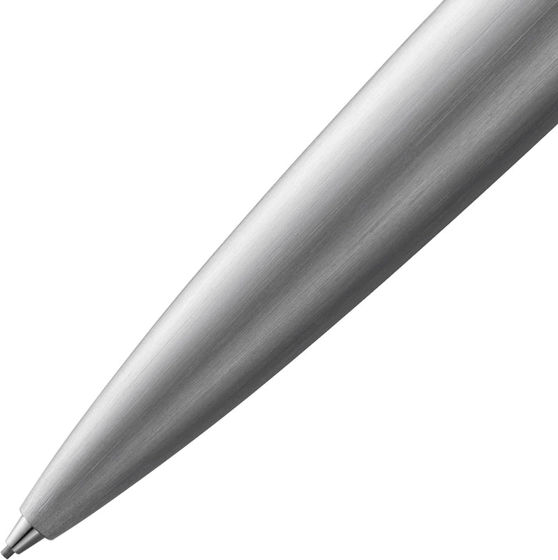 LAMY 2000 Druckbleistift 102 – Bleistift mit einem Gehäuse aus Edelstahl in der Farbe Silber und Rad