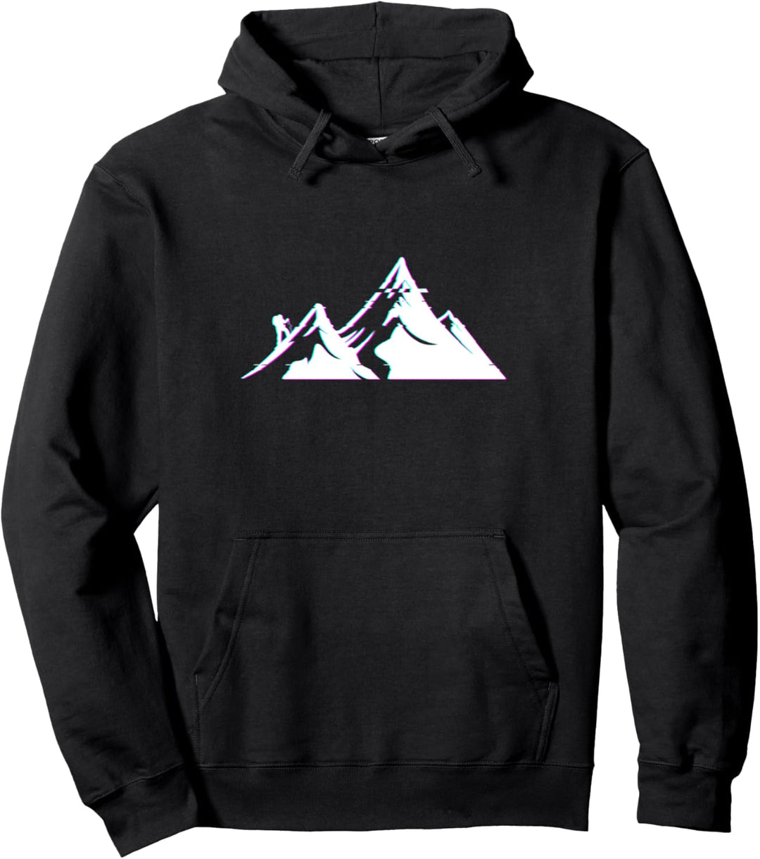 Tourenski Wintersport Berg Skifahrer Geschenk Skitourist Pullover Hoodie