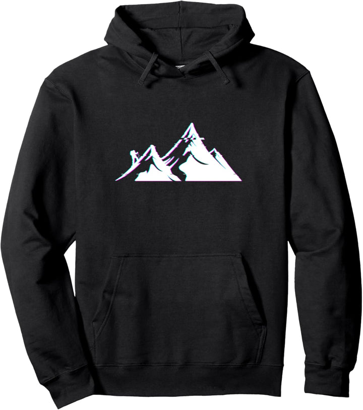 Tourenski Wintersport Berg Skifahrer Geschenk Skitourist Pullover Hoodie