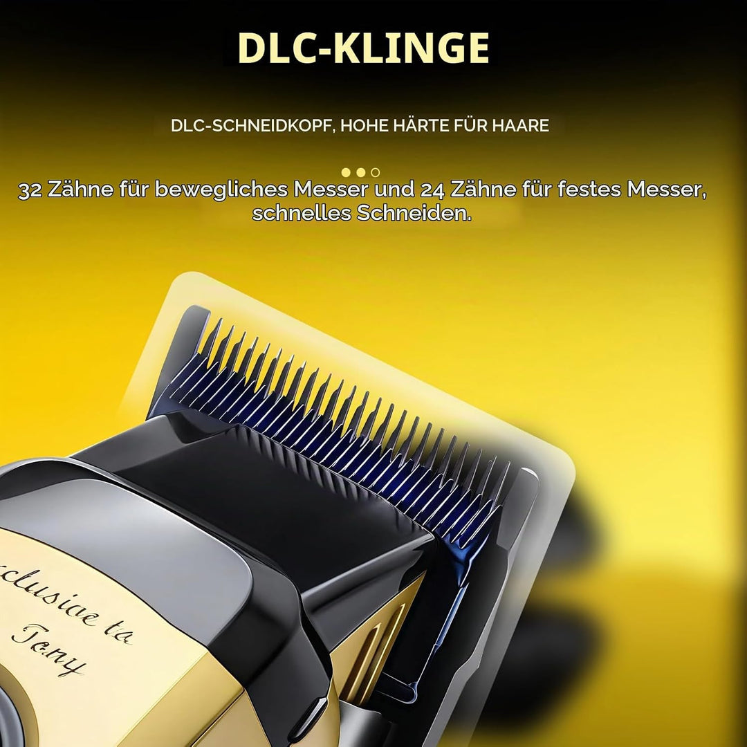 KEMEI KM-90-4 Professionelle schnurlose Haarschneidemaschine, verstellbare Klinge, Haar- &amp; Bartschne