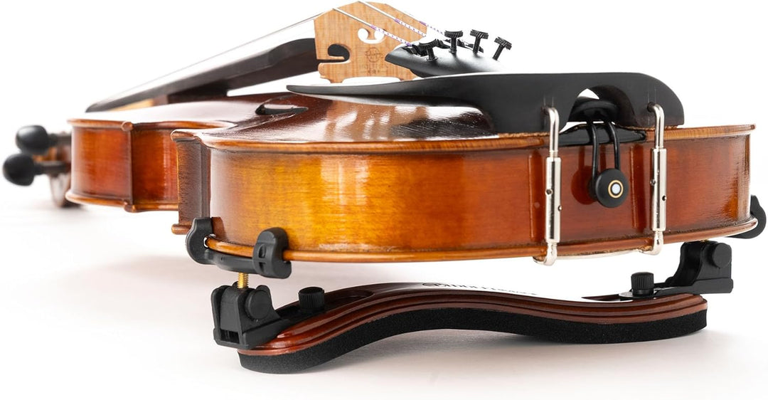 Fiddlerman Schulterstütze für Violine aus Holz für 4/4 und 3/4 mit klappbaren und höhenverstellbaren