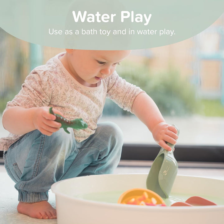 Inspire My Play – 3 x stapelbare Silikonschaufeln – Perfektes Zubehör für Sensory Play Tray – Zubehö