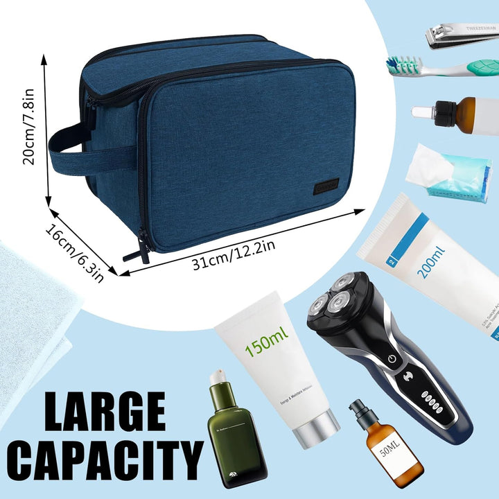 Gloppie Kulturbeutel Herren Damen Kosmetiktasche Reise Waschtasche XXL Grosse Kulturtasche 10L wasse