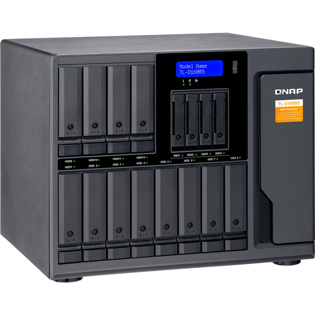 Qnap TL-D1600S 16 Bay Desktop JBOD Speichergehäuse