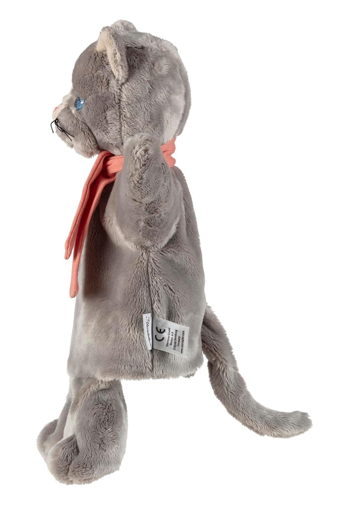 Sterntaler Handpuppe Katze - weiches Kinder Spielzeug zum Puppentheater, Erzählen, Kuscheln & Sprach