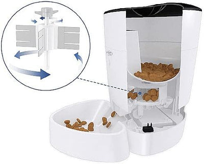 infactory Futterautomat: Smarter Futterspender für Hunde & Katzen mit WLAN und App, 4 l (Automatisch