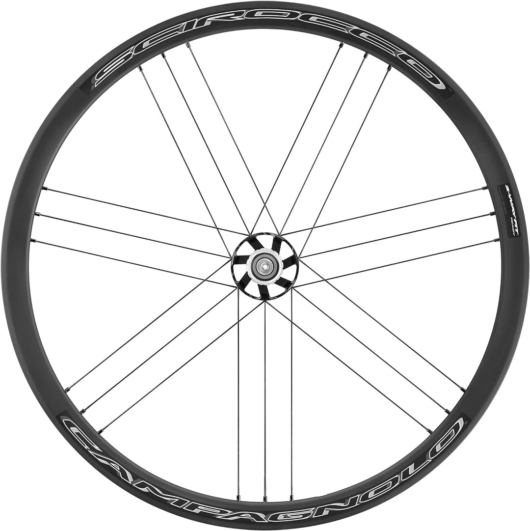 Campagnolo Unisex – Erwachsene Scirocco DB Laufradsatz, Schwarz, 28"