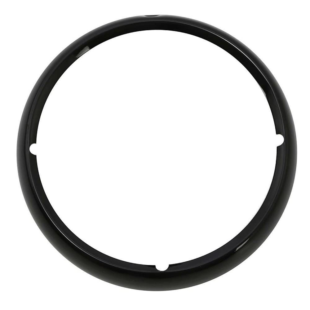 Motorrad Scheinwerfer Lampe Trimmring Abdeckung, TOTMOX 7'' ABS Kunststoff Scheinwerfer Trimmring Ri