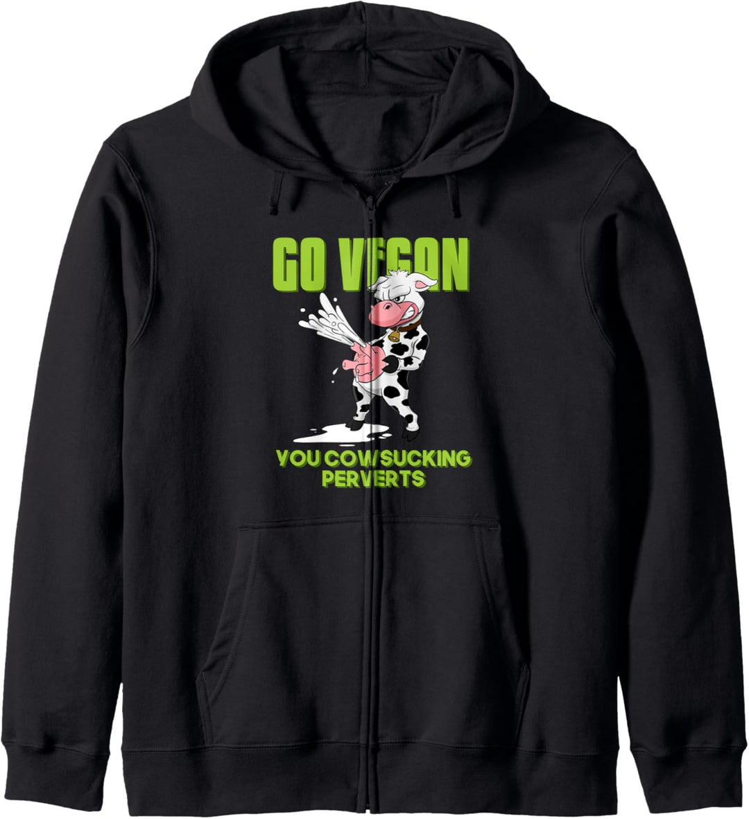 Funny Vegan Go Vegan Kapuzenjacke