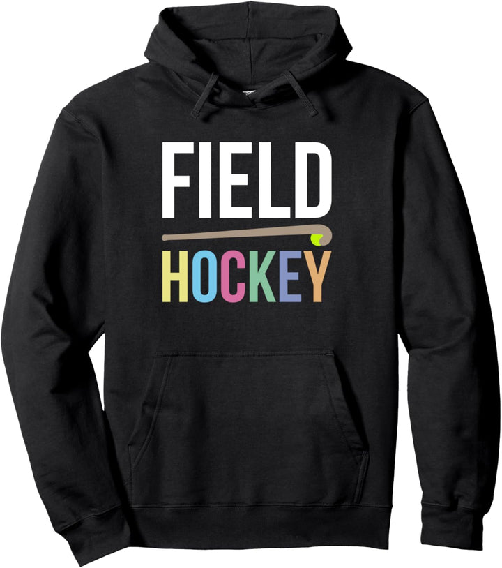 Vintage Retro Fieldhockey Pullover Hoodie