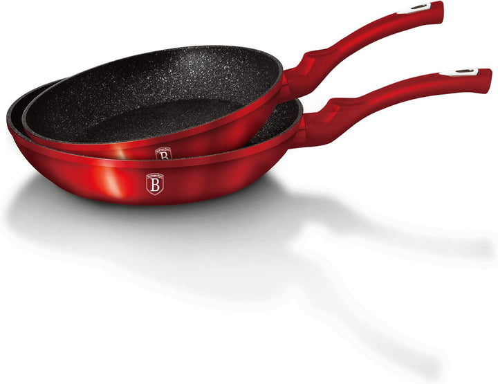 B BERLINGER HAUS BERLINGERHAUS PROFESSIONAL PRECISION Burgundy 2er-Set Bratpfannen Induktion 22-26 c