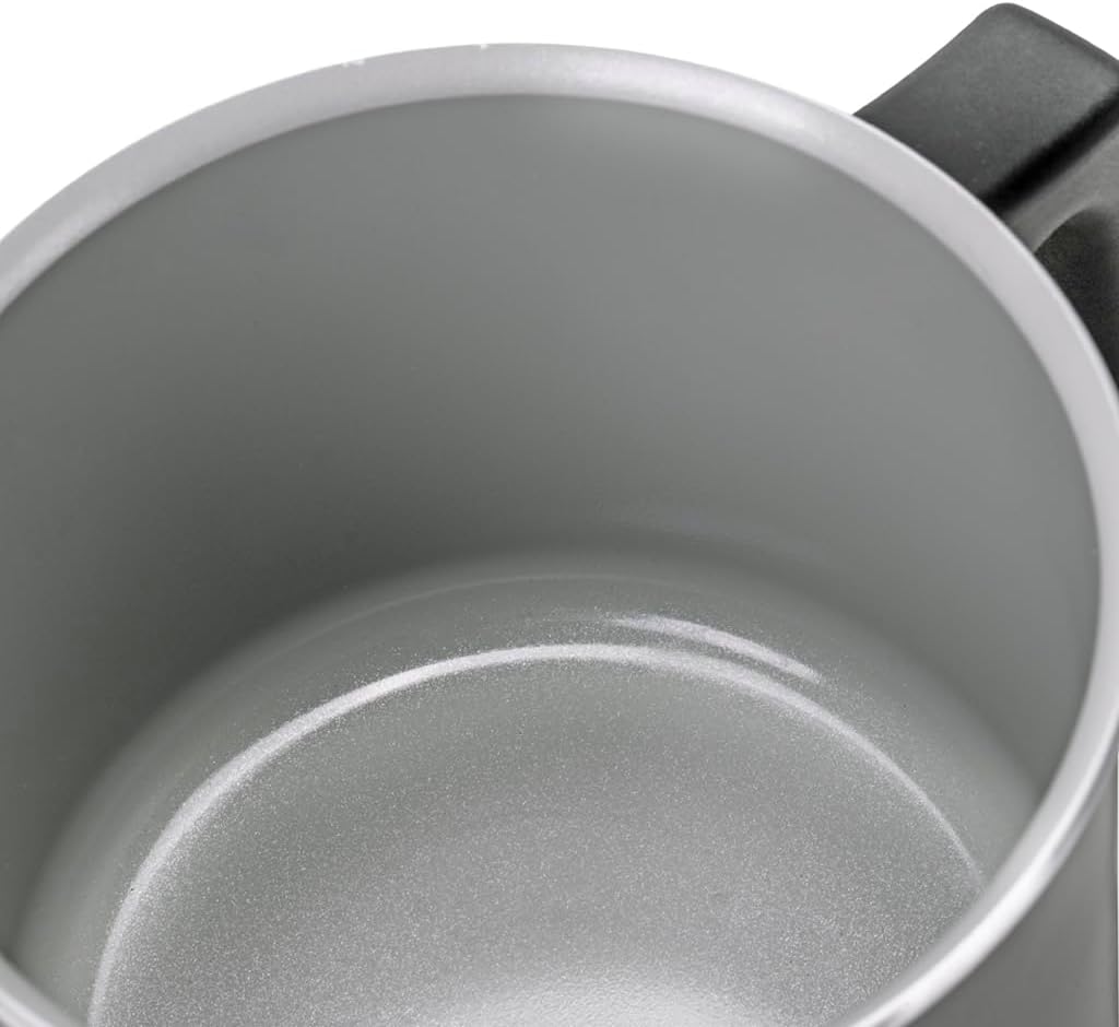 Moneta Melodia Finegres Kochtopf Milchtopf 14 cm, natürliche Beschichtung FineGres (NO PFAS), auch f