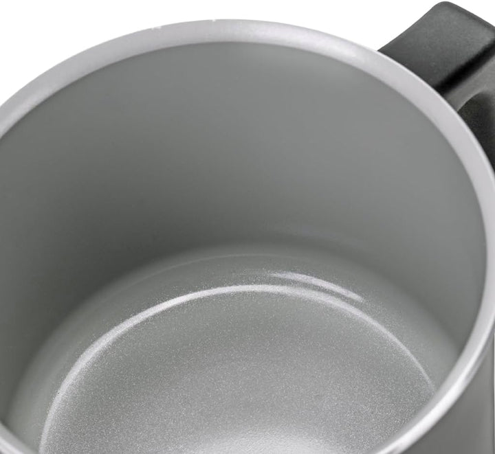 Moneta Melodia Finegres Kochtopf Milchtopf 14 cm, natürliche Beschichtung FineGres (NO PFAS), auch f