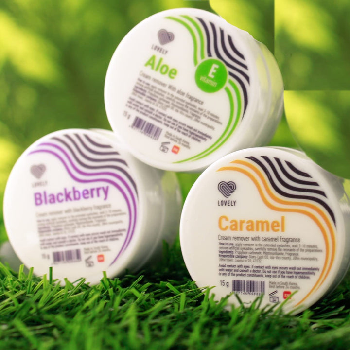 LOVELY Lash Cream Remover für Wimpernverlängerungen Duft:CARAMEL | Wimpernremovercream zur sanften,