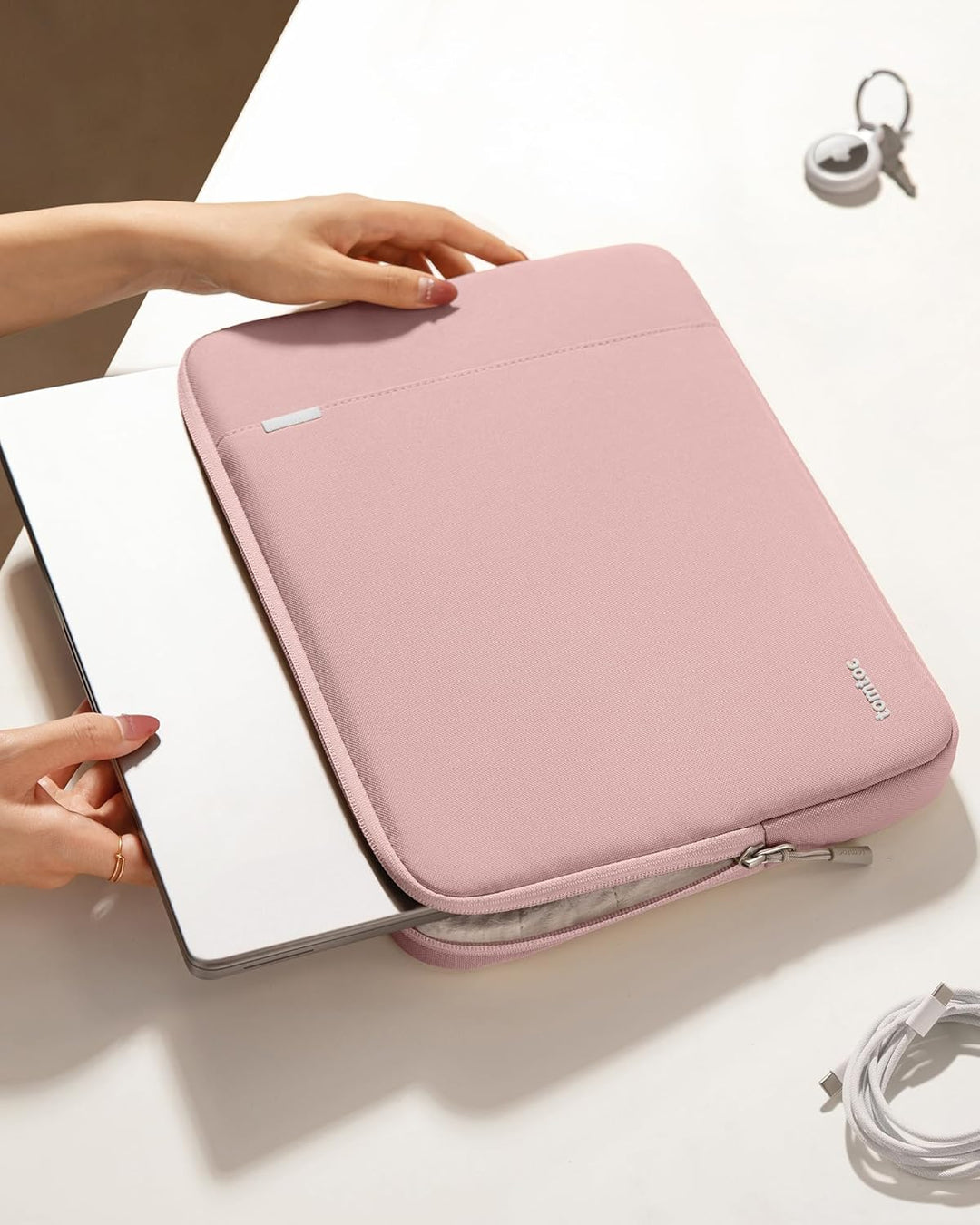 tomtoc 360° Tasche Hülle Entwickelt für 13 Zoll MacBook Neo A3404 (2026) mit A18 Pro Chip, Wasserabw