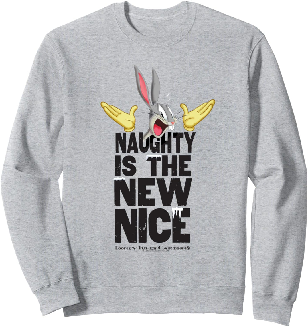 Looney Tunes Bugs Bunny Naughty Christmas Weihnachten Sweatshirt