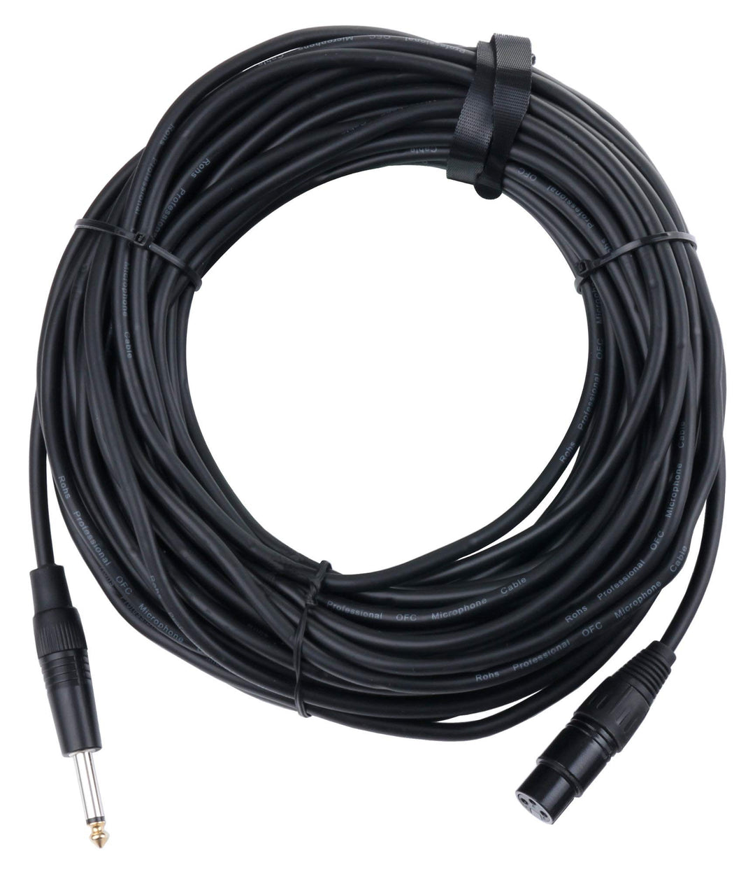 Pronomic XFJ-20 XLR zu Klinke Kabel (unsymmetrisches Mikrofonkabel, Länge 20m, säure- und ölfest, Sp