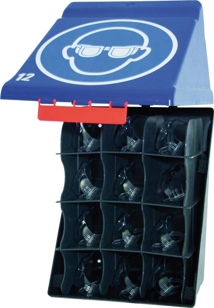 GEBRA Box f.12Schutzbrillen Secu-Box Maxi12 blau 236x315x200mm ABS-Ku.