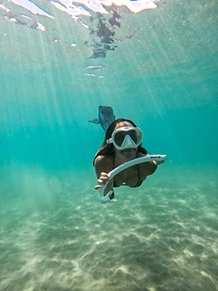 BEUCHAT Unisex-Adult Maxlux S Diving Mask Einheitsgrösse Weiss, Einheitsgrösse Weiss