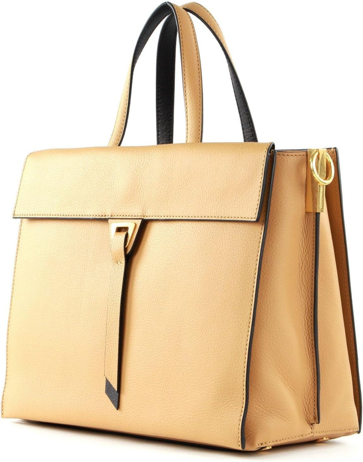 Coccinelle Louise Handbag Warm Beige/Noir