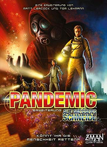 ZMan | Pandemic – Auf Messers Schneide | Erweiterung | Kennerspiel | Brettspiel | 2-5 Spieler | Ab 8