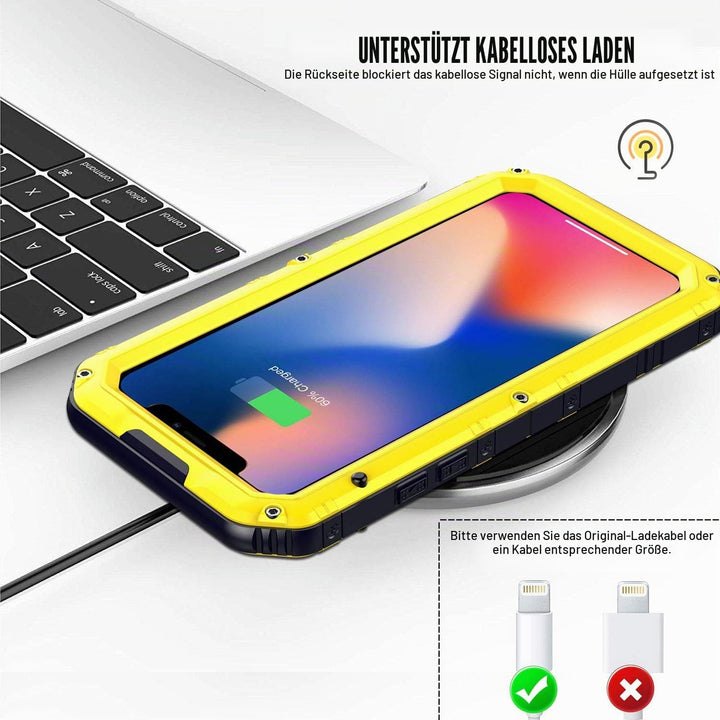 Beeasy Hülle Kompatibel mit iPhone 11, Wasserdicht Stossfest Outdoor Handy Case Militärstandard Schu