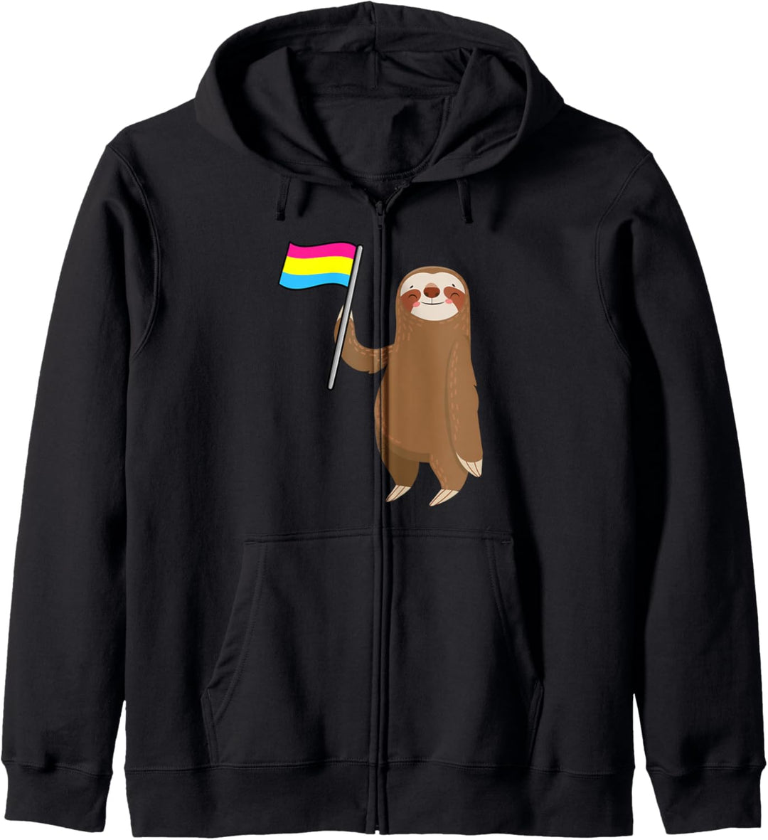 Pansexuelles Faultier Pansexuell Kapuzenjacke