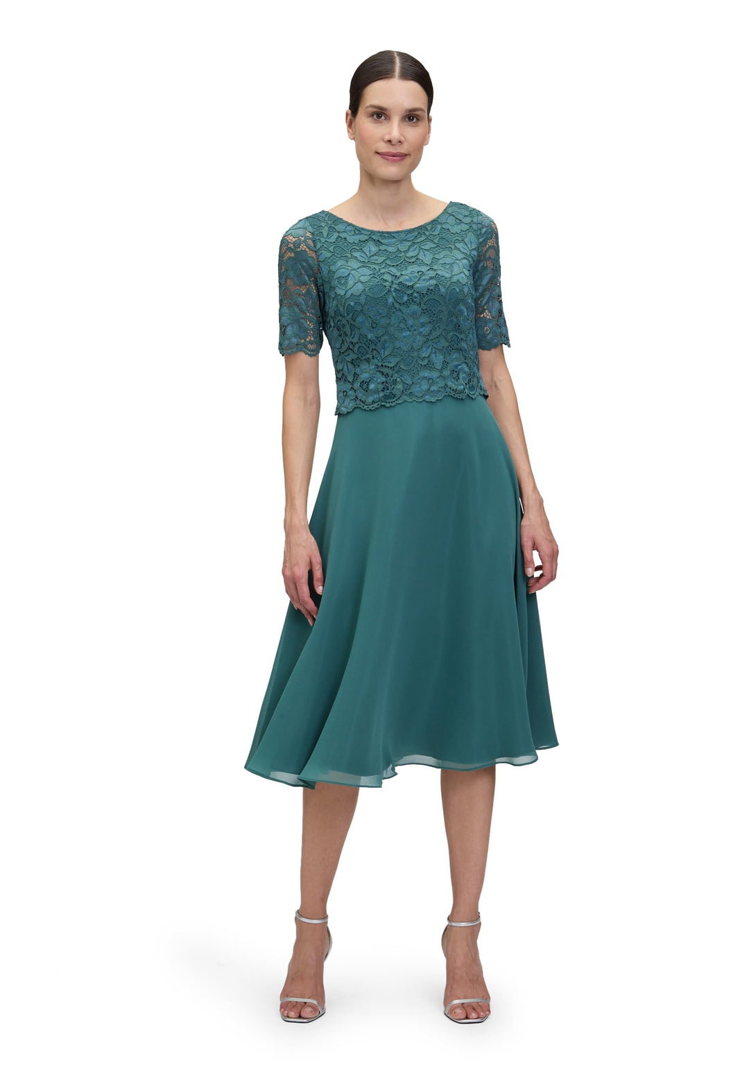 Vera Mont Damen Kleid 50 Dark Emerald, 50 Dark Emerald