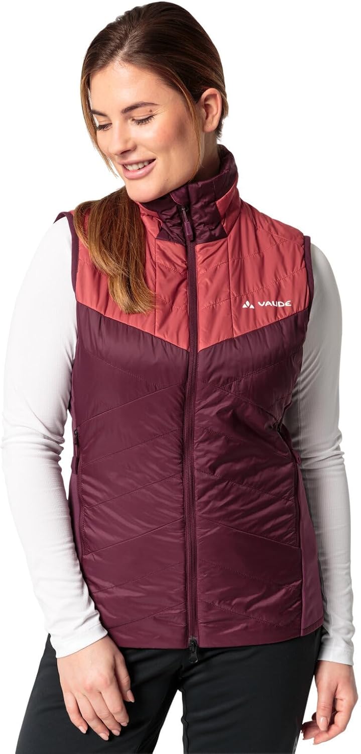 VAUDE Damen Chaleco Sesvenna Iv para Mujer Jacke, brick