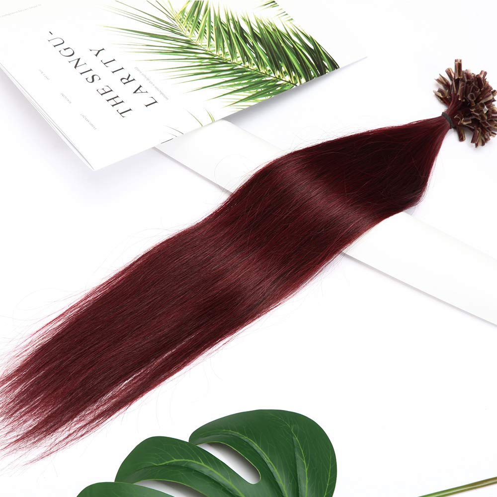 Sego Bondings Extensions Echthaar 0.5g/Strähnen 100 Strähnen Haarverlängerung Keratin U-Tip Glue 100