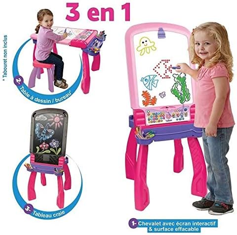VTech Magi Interaktive Staffelei – 3 in 1 Rose, Rose