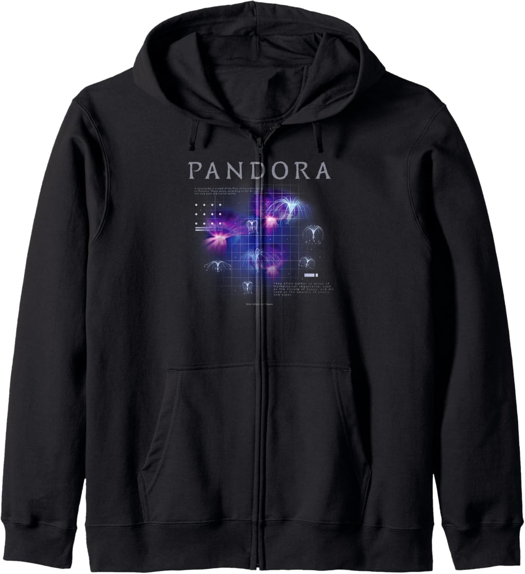 Avatar Pandora Woodsprites Diagram Kapuzenjacke