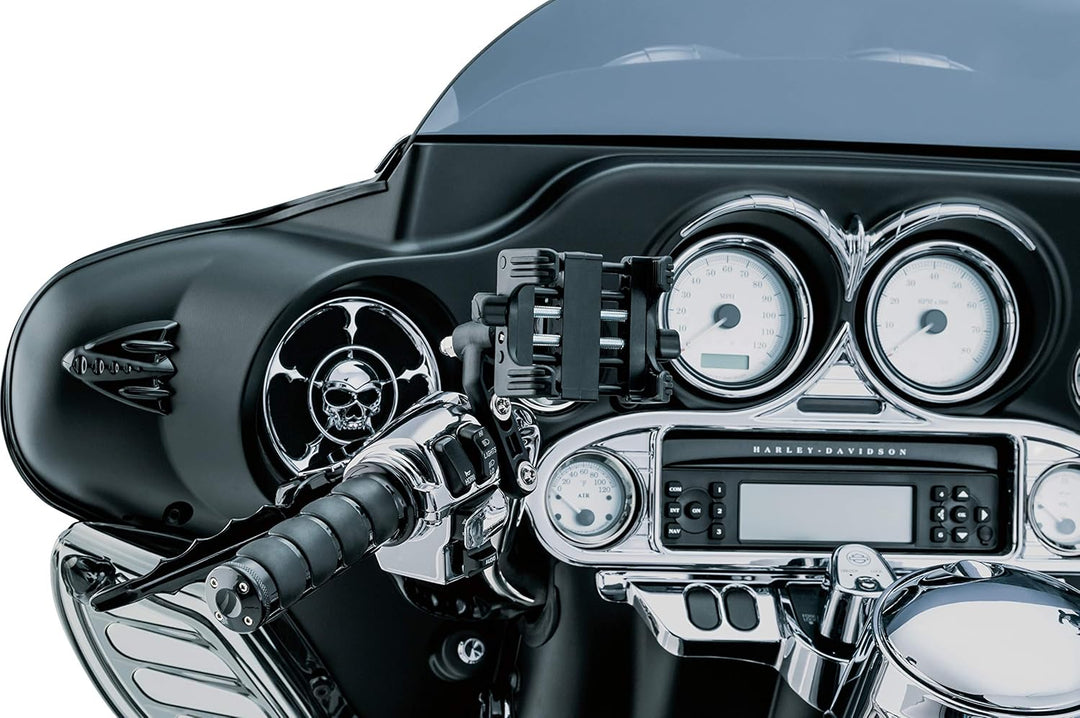 Kuryakyn 1676 Motorrad-Zubehör: Kupplung/Bremsstange-Halterung, Tech-Connect-Halterung, GPS-Geräte/T