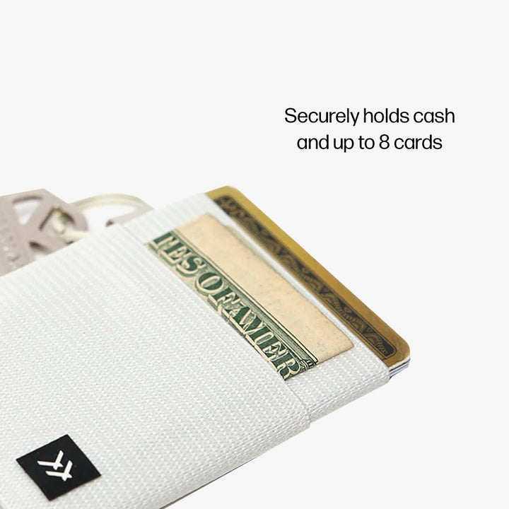 Thread Wallets Schlanke, minimalistische Brieftasche, Kreditkartenetui mit Vordertasche (Einheitsgrö