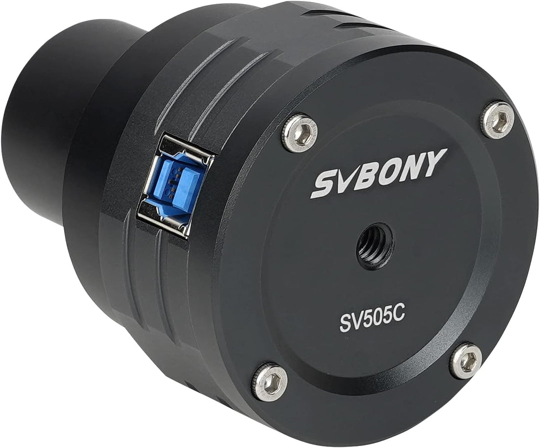 Svbony SV505C Astrokamera, 1,25Zoll USB3.0 4,2MP Planetenkamera mit ST4 Autoguider AR beschichtetes