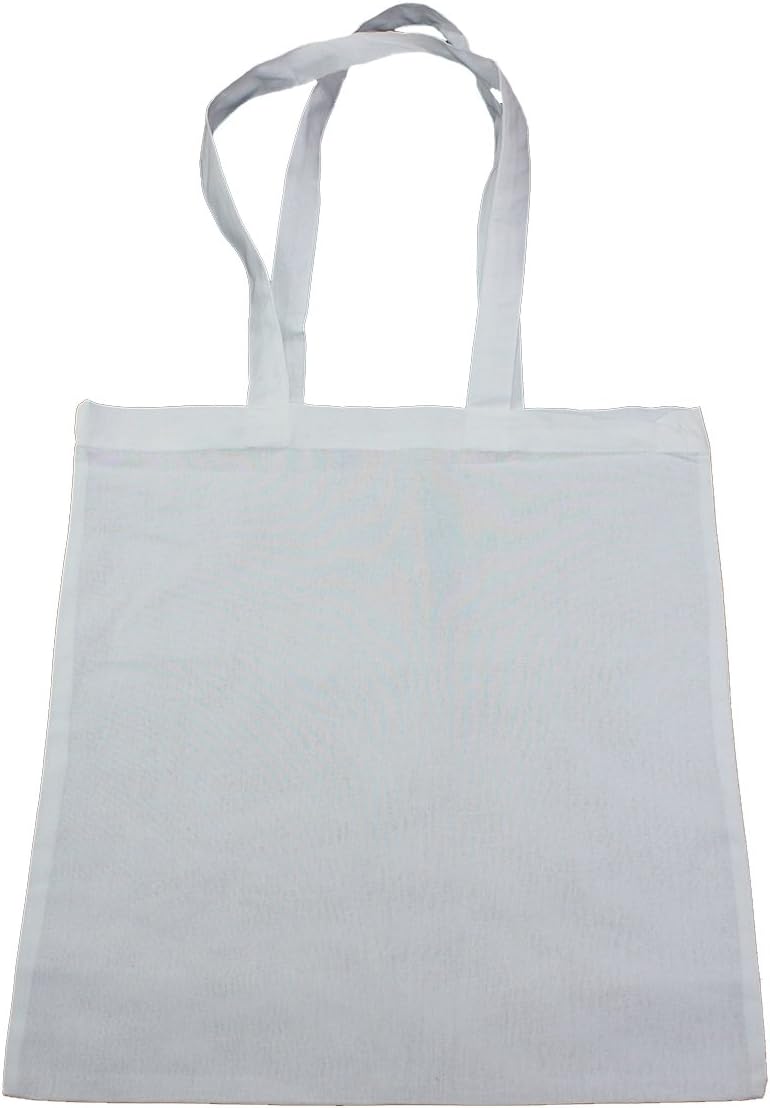 Cottonbagjoe Baumwolltaschen | 38x42 cm | unbedruckt | mit zwei langen Henkeln | bemalbar | Öktex 10