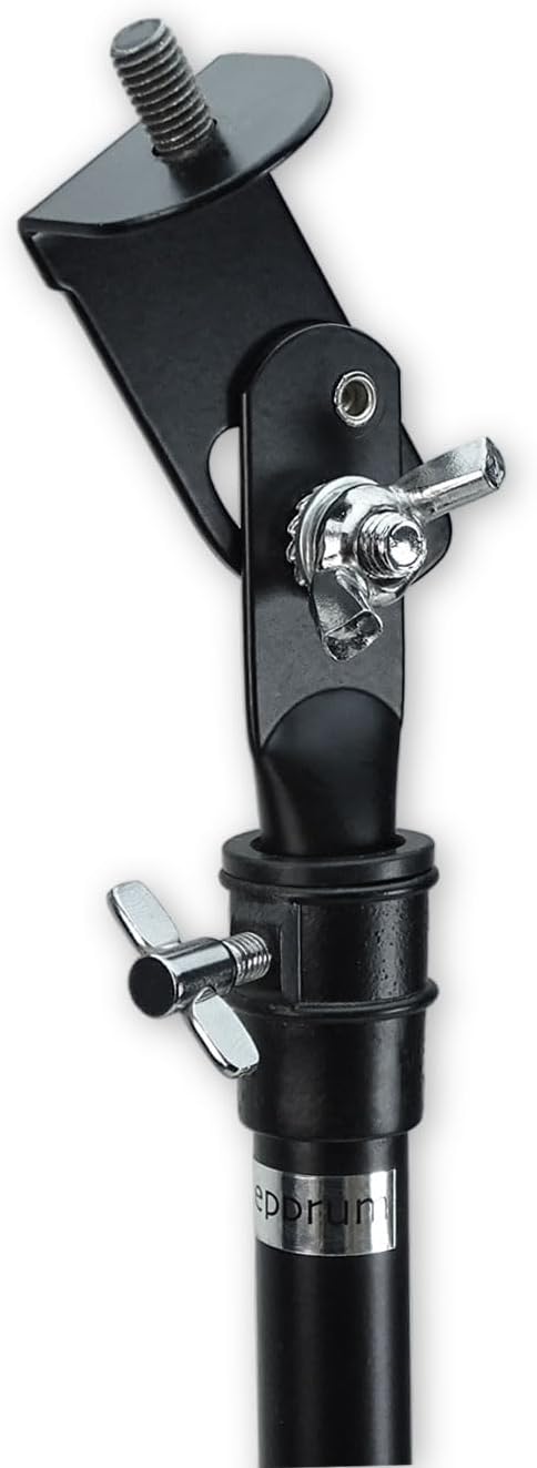 keepdrum DPS Übungspadständer Drum Practice Pad Stand Stativ Ständer mit Tasche
