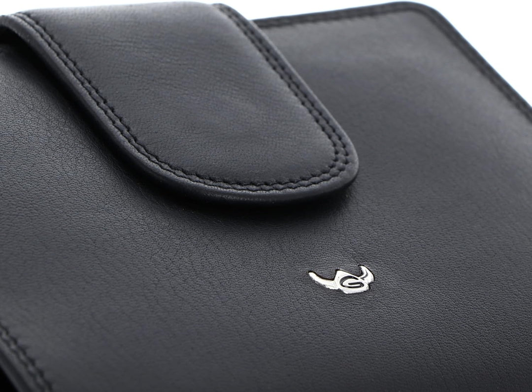 Golden Head Polo RFID Protect RV-Börse 12 cm schwarz, Schwarz